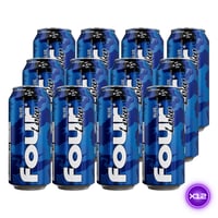 12x Bebida Four Loko Blue 12˚ - Lata 473cc