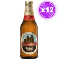 12x Cerveza Austral Torres Del Paine - Botella 330cc
