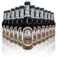 12x Cerveza Cuello Negro Stout 8˚ - Botella 330cc