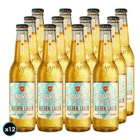 12x Cerveza Royal Guard Golden Lager en Botella 355cc