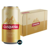 12x Cervezas Cusqueña en Lata 354cc