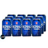 12x Cervezas Royal Guard en Lata 350cc