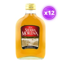 12x Petaca Ron Sierra Morena Dorado 190ml