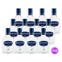 12x Petaca Vodka Eristoff - Original - 190ml
