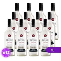 12x Ron Blanco Mitjans - 1Litro