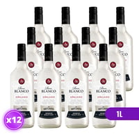 12x Ron Blanco Mitjans 40˚ - 1Litro