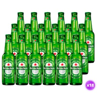 18x Cerveza Heineken - Lager Botella 330cc
