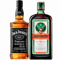 1 Whiskey Jack Daniel´s 750ml + 1 Jagermeister 35°