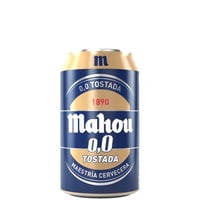 24 Cervezas Mahou Tostada Sin Alcohol 330cc