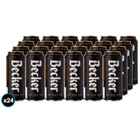 24x Cerveza Becker Black Lager en Lata 473cc