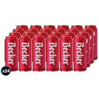 24x Cerveza Becker Red Lager en Lata 473cc