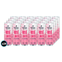 24x Cerveza Royal Guard Rose Lata 350cc
