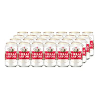 24x Cerveza Stella Artois Lata 354cc