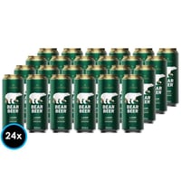 24x Cervezas Bear Beer Lager Lata 500cc