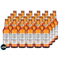 24x Cervezas Budweiser Zero en Botella 330cc
