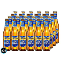 24x Cervezas Cristal Cero Botella 355cc