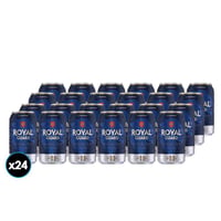 24x Cervezas Royal Guard Cero Lata 350cc