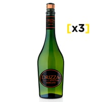 3x Espumante Drizza Moscato Botella 750cc