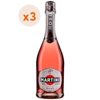 3x Espumante Martini Rosé 750cc