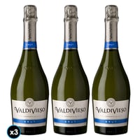 3x Espumante Valdivieso Brut 750cc