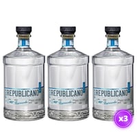 3x Pisco Republicano 40° - Moscatel Triple Destilado - 700ml