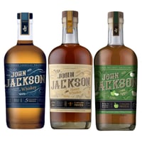 3x Whisky John Jackson - Mix - 750ml