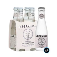 4x Agua Tónica Premium Mr Perkins Dry 200cc