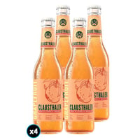4x Cerveza Clausthaler Sin Alcohol Pomelo en Botella 330cc