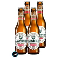 4x Cerveza Clausthaler Sin Alcohol Sin Filtrar en Botella 330cc