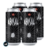 4x Cerveza Granizo Abisal (Imperial Stout) 473cc 8º alc.