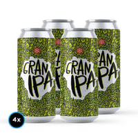 4x Cerveza Granizo Gran IPA 473cc 7,5º alc.