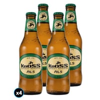 4x Cerveza Kross Pilsner en Botella 330cc