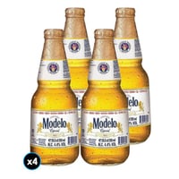 4x Cerveza Modelo Especial en Botella 355cc