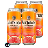 4x Cerveza Pomelo Schofferhofer en Lata 500cc