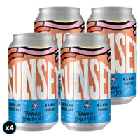4x Cerveza Tamango Sunset - American Pale Ale Lata 355cc