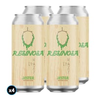 4x Cervezas Jester Resinosa Hazy IPA en Lata 473cc