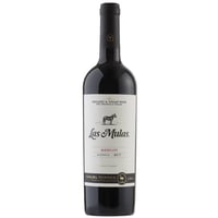6 Vino Las Mulas Rsva Orgánico Merlot 750cc