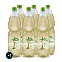 6x Agua Mas Pera Sin Gas 1.6 L