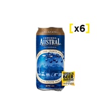 6x Cerveza Austral Calafate Lata 470cc
