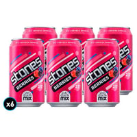 6x Cerveza Berries Stones 350cc 2,5°alc.