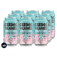 6x Cerveza Cerdos Voladores Pale Ale 330cc 6°alc.
