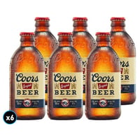 6x Cerveza Coors Original Botella 355cc
