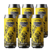 6x Cerveza Del Puerto Coquimbo Unido Pilsen Lager - Lata 473cc
