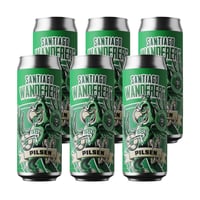 6x Cerveza Del Puerto Santiago Wanderers Pilsen - Lata 473cc