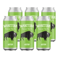 6x Cerveza Jester Manitoba American Pale Ale 5,2˚ - Lata 473cc