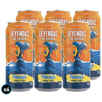 6x Cerveza Leyendas De Origen Pincoya Hoppy Lager 473cc