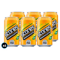 6x Cerveza Maracuyá Stones 350cc 2,5°alc