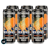 6x Cerveza Patagonia Moscow Mule Lata 350cc