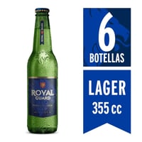 6x Cerveza Royal Guard - Lager Botella 330cc