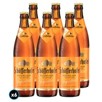 6x Cerveza Schofferhofer Hefeweizen Botella 500cc